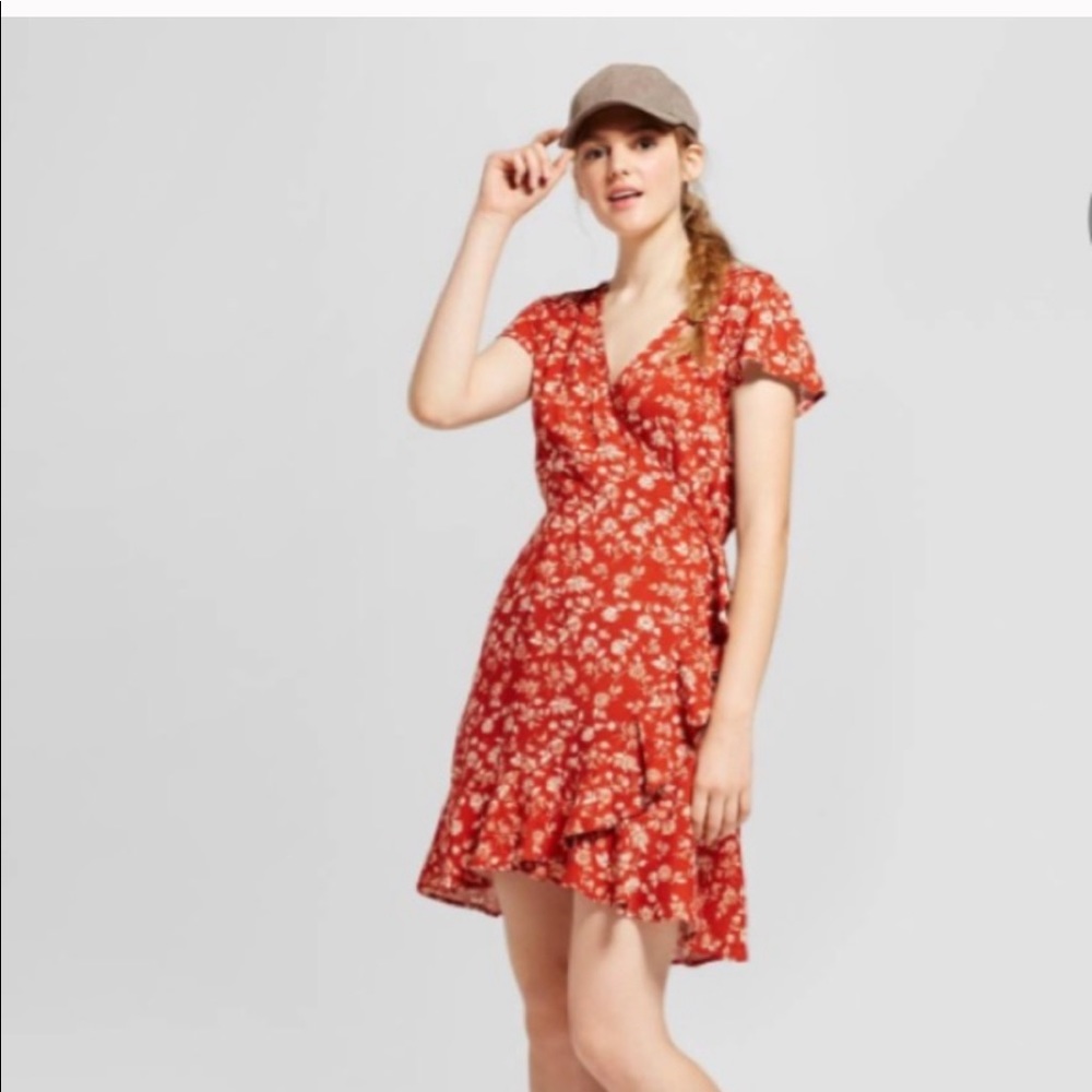 Floral Wrap Dress